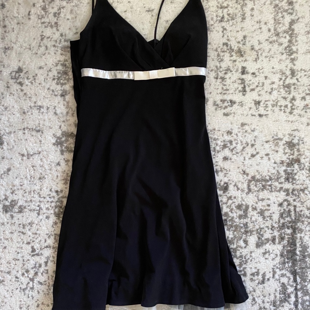 Black and White Cocktail Dress